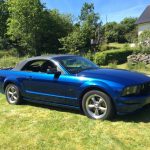 Ford mustang blue